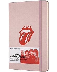 Фото - Записник Moleskine Rolling Stones середній / лінійка / рожевий
