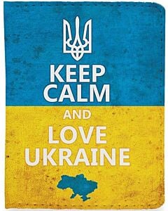 Фото - Обкладинка для ID картки та посвідчення водія «Keep Calm And Love Ukraine»