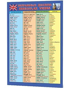 Фото - Закладинка «Неправильні дієслова / Irregular verbs»