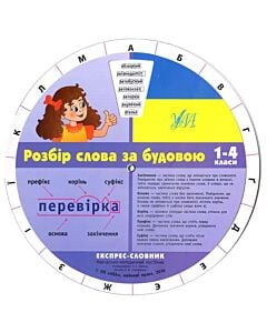 Фото - Експрес-словник. Розбір слова за будовою. 1-4 класи