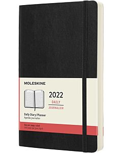 Фото - Щоденник Moleskine «Daily / Journalier» 2022 середній / чорний / твердий