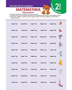 Фото - Тренажер школяра. Математика. 2 клас. Міри довжини