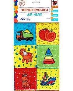 Фото - Набір м'яких кубиків для малят «Мій маленький світ» 6 шт.
