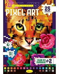 Фото - Coloring book «Pixel Art. Color by numbers #2»