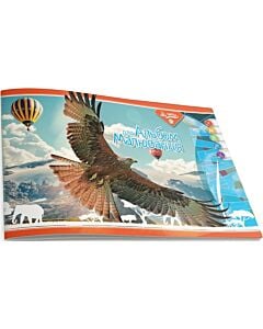 Фото - Альбом для малювання А4 на скобі «Орел» (24 аркуші)