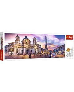 Фото - Пазли 500 Panorama «П'яцца Навона, Рим, Італія»