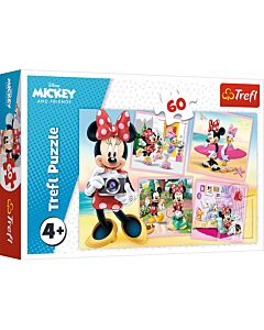 Фото - Пазли 60 «Мікі Маус. Відпочинок Міні / Disney. Mickey Mouse»