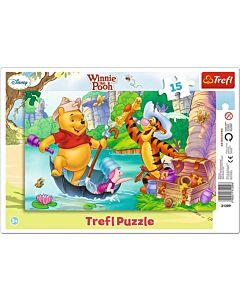 Фото - Рамкові пазли «Вінні Пух. Вперед за скарбами / Winnie the Pooh»