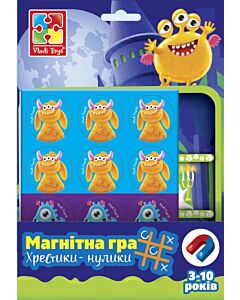 Фото - Магнітна гра «Хрестики-нулики. Монстри»