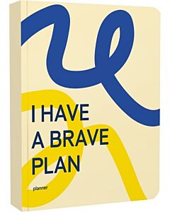 Фото - Планер «I HAVE A BRAVE PLAN» патріотичний жовтий