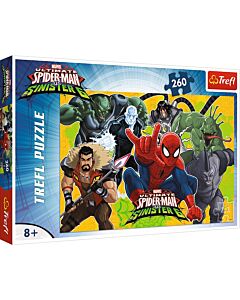 Фото - Пазли 260 «Людина-павук в дії / Disney. Marvel. Ultimate Spider-man vs The Sinister 6»
