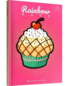 Фото - Блокнот A5 «Rainbow Cake note» pink