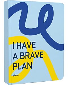 Фото - Планер «I HAVE A BRAVE PLAN» патріотичний блакитний