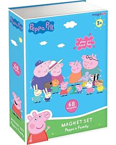 Фото - Набір магнітів «Peppa Pig. Свинка Пеппа. Пеппина сім'я»