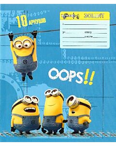 Фото - Зошит шкільний 18 аркушів, у лінійку Despicable Me 1