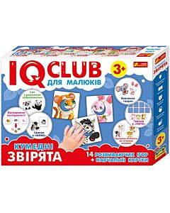 Фото - Навчальні пазли IQ-club для малюків «Кумедні звірята»