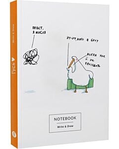 Фото - Блокнот WRITE&DRAW Гусь «Мисля»