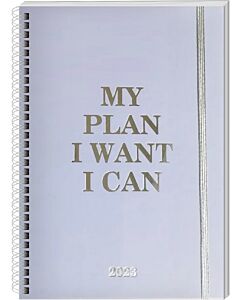 Фото - Планер датований 2023 «My Plan I Want I Can» бузковий
