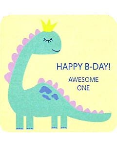 Фото - Міні листівка «Happy B-Day! Аwesome one»