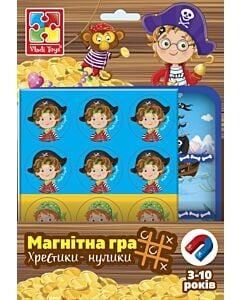 Фото - Магнітна гра «Хрестики-нулики. Пірати»