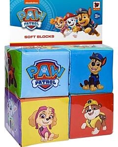 Фото - Набір м'яких кубиків для малят «PAW Patrol. Команда Щенячий патруль» 4 шт.