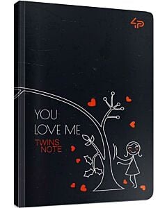 Фото - Блокнот А6 «Twins note» love you