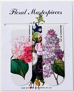 Фото - Набір магнітних закладок 2 шт. «Floral Lilac + Hortensia»
