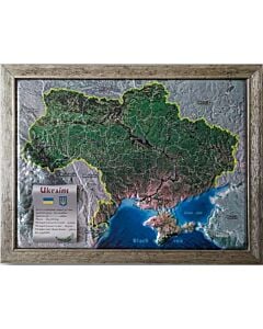 Фото - Relief map of Ukraine