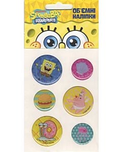 Фото - Об'ємні наліпки «SpongeBob SquarePants»
