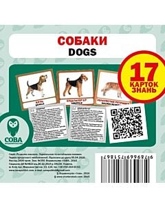 Фото - Навчальний посібник «Собаки / Dogs» 17 карток