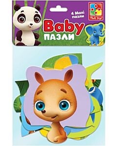 Фото - Бебі пазли 4 maxi «Зоопарк»