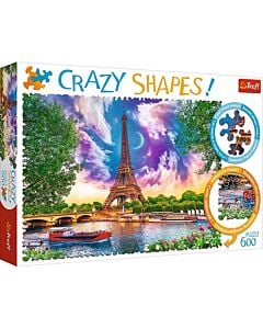 Фото - Пазли 600 Crazy Shapes! «Шалені пазли. Небо над Парижем»