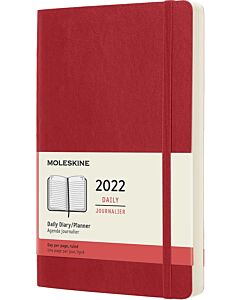 Фото - Щоденник Moleskine «Daily / Journalier» 2022 середній / червоний / твердий