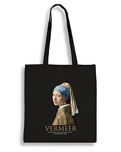 Фото - Екошопер чорний «VERMEER. Дівчина з перловою сережкою»