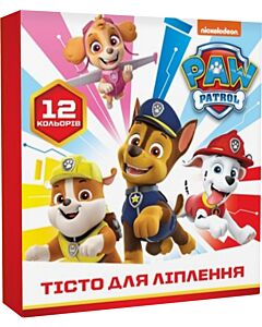 Фото - Тісто для ліплення «PAW Patrol. Щенячий патруль». Набір із 12 кольорів по 15 г (білий)