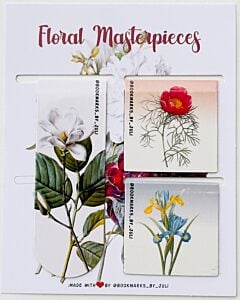 Фото - Набір магнітних закладок 3 шт. «Floral» №3