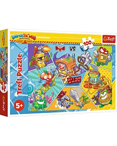 Фото - Пазли 100 «Колаж: Таємні шпигуни на завданні / Magic Box Super Zings. Rivals of Kaboom»