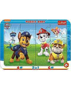 Фото - Рамкові пазли 2 в 1 Puzzle Baby «Веселий Щенячий патруль / PAW Patrol»
