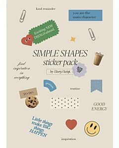 Фото - Стікерпак із 10-ти аркушів «Simple Shapes»