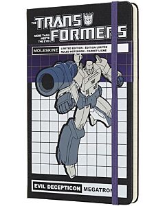 Фото - Записник Moleskine Transformers середній / лінійка «Megatron»