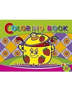 Фото - Розмальовка Coloring Book «Dishes & Cooking»