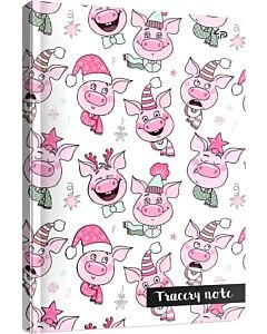 Фото - Блокнот А6 «Tracery note» pigs