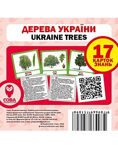 Фото - Навчальний посібник «Дерева України / Ukraine Trees» 17 карток