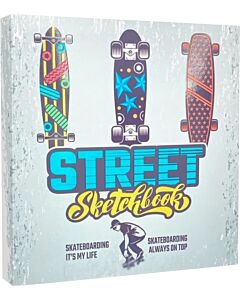 Фото - Скетчбук Quadro «Street» 48 аркушів, білий блок
