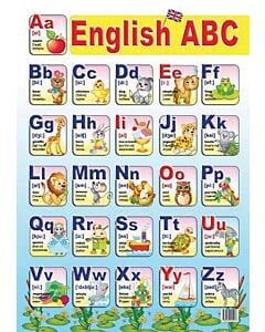Фото - Плакат А2 «Англійська абетка. English ABC»