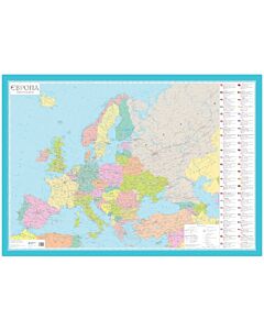 Фото - Політична карта. Європа. М-б 1:7 000 000