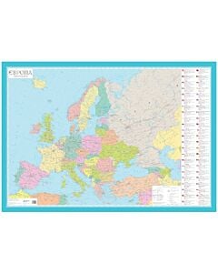 Фото - Політична карта. Європа. М-б 1:7 000 000