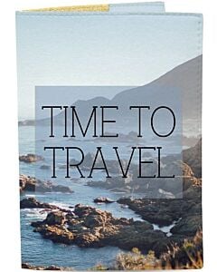 Фото - Обкладинка на закордонний паспорт, паспорт-книжку «Time to travel»