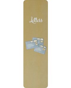 Фото - Закладка двостороння для книги «Letters»