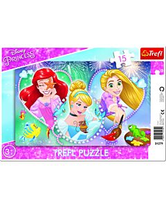 Фото - Рамкові пазли «Колаж: Усміхнені принцеси / Disney. Princess»